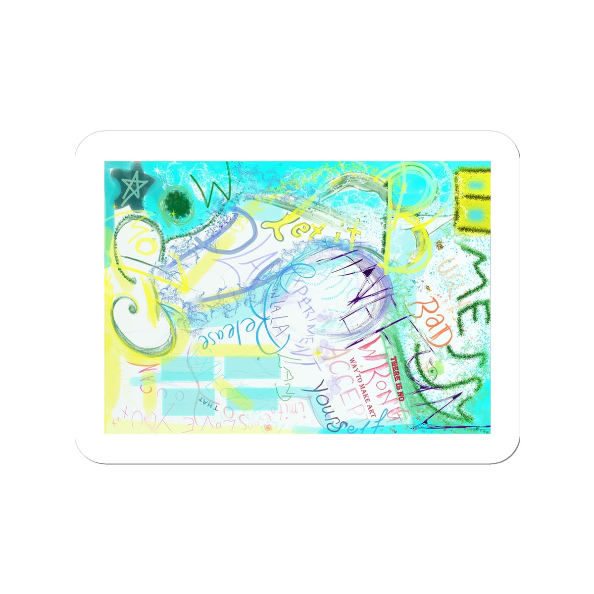Let Art Bee - Sticker